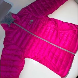 Girls North Face Reversible Winter Coat
